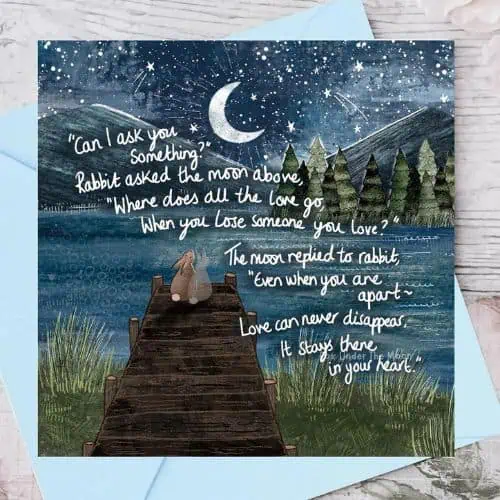 Fox Under The Moon - 'Apart' Card