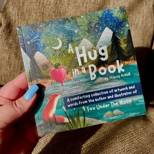 Fox Under The Moon - Hug In A Book Picture Book - Jaro Design Studio - 1 Fox Under The Moon - Hug In A Book Picture Book