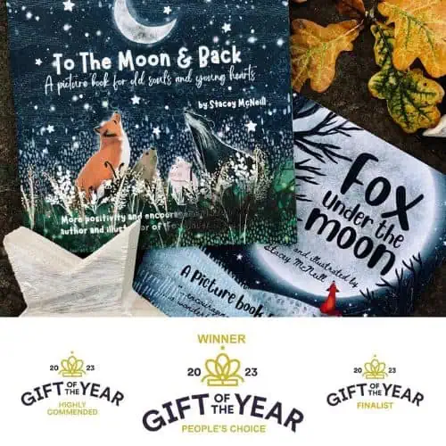 Fox Under The Moon - To The Moon And Back Paperback