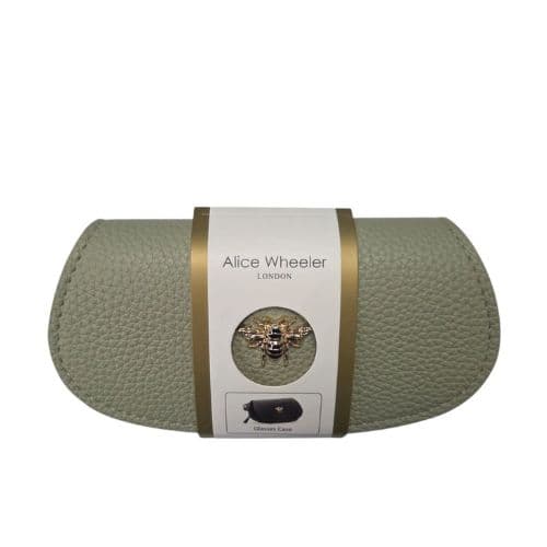 Alice Wheeler Glasses Case – Pistachio