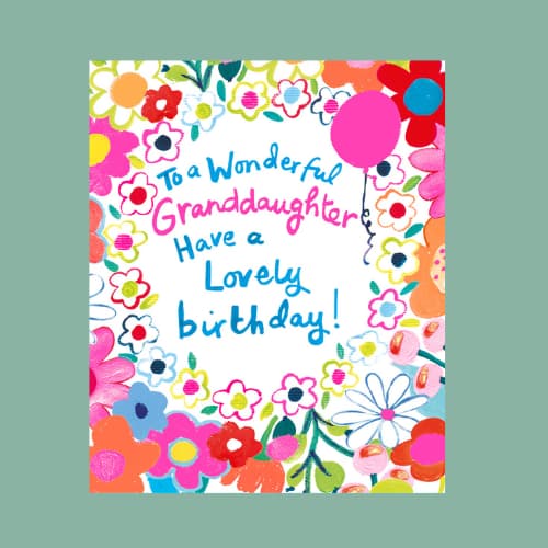 PaperSalad – Happy Birthday To A Wonderful Granddaughter