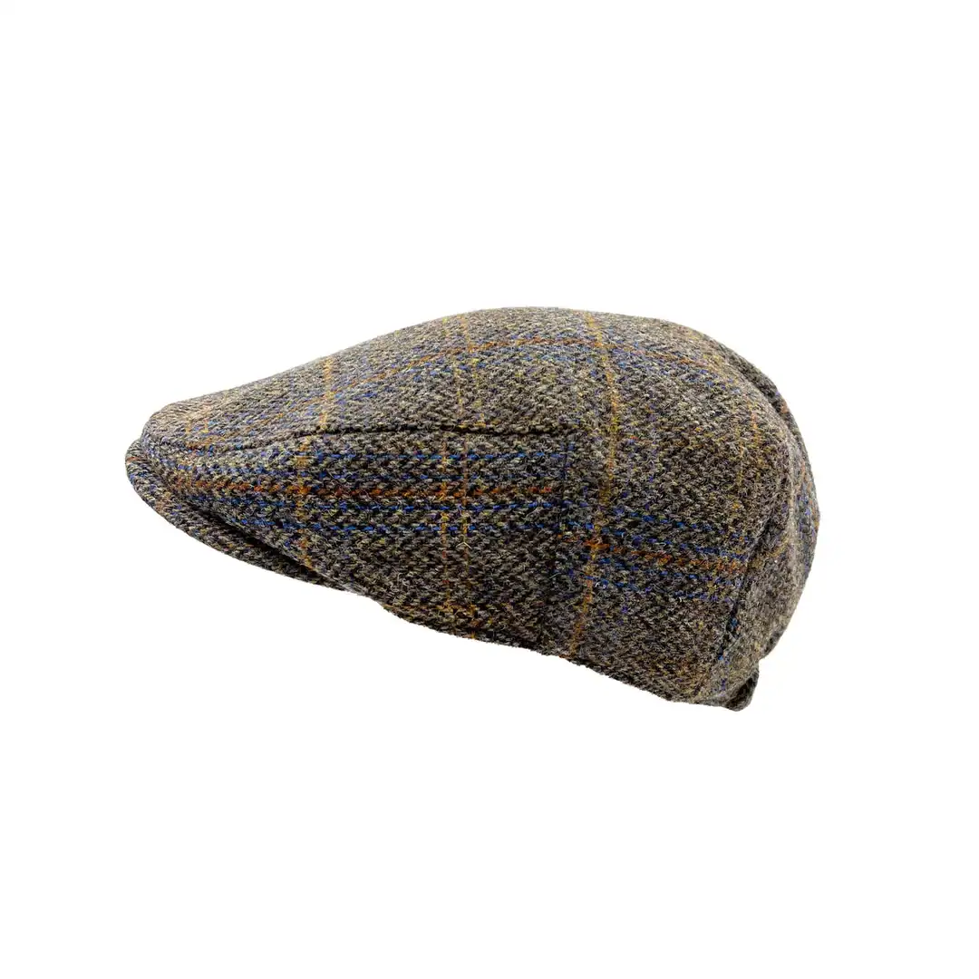 Heritage Traditions Mens Jumbo Herringbone Flat Cap – Brown - Jaro Design Studio - 1 Heritage Traditions Mens Jumbo Herringbone Flat Cap – Brown