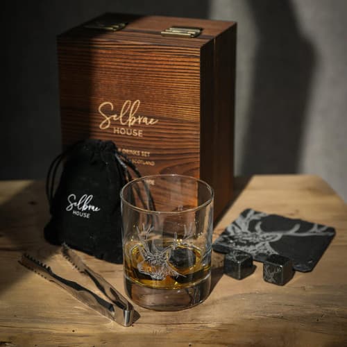 Selbrae House Drinks Set - Stag - Image 2