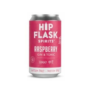 Hip Flask Spirits - Raspberry Gin and Tonic
