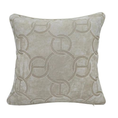 Malini Hook-Up Ivory Cushion by Paul Moneypenny