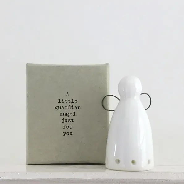 East Of India, Porcelain Guardian Angel - 'Just For You'