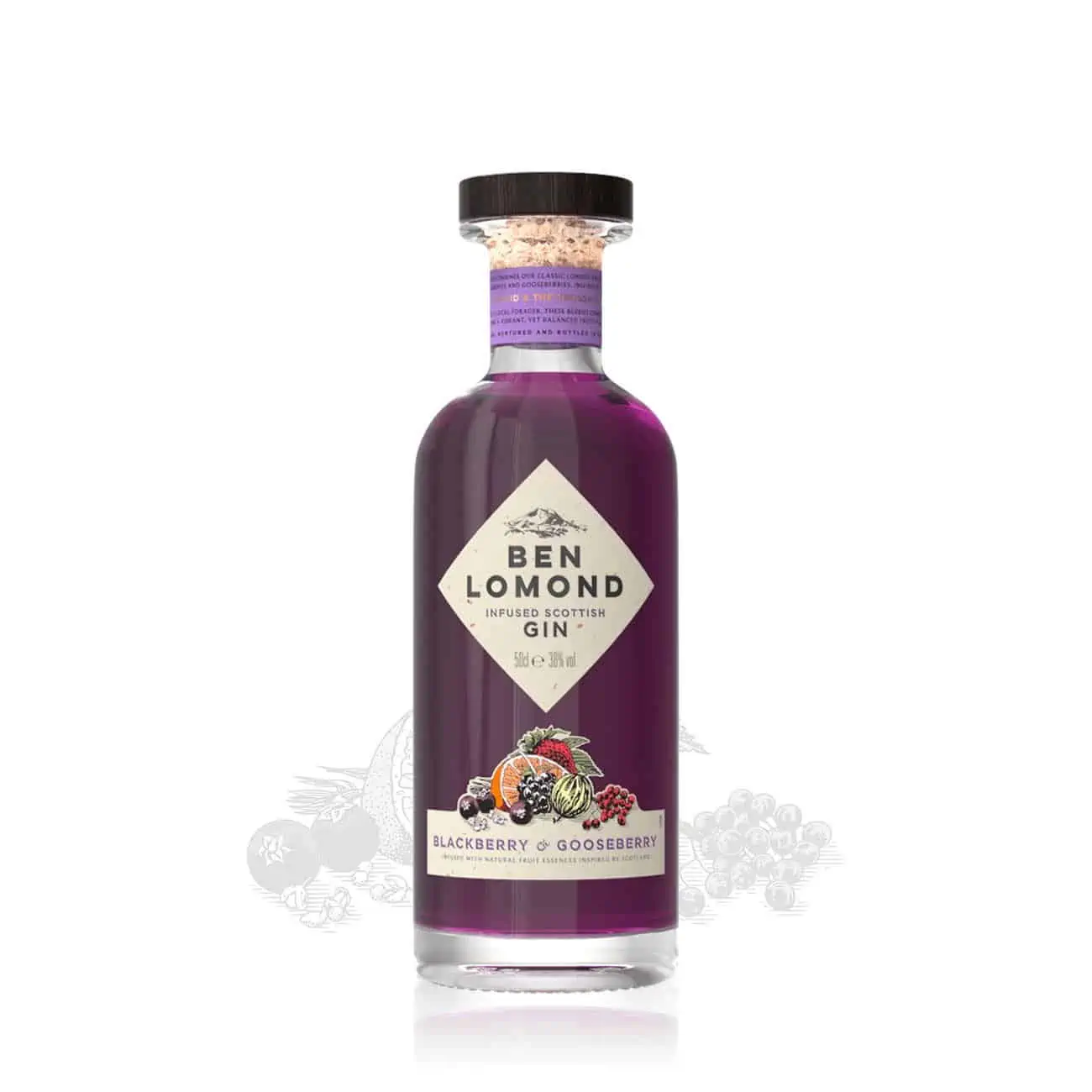 Ben Lomond Blackberry and Gooseberry Gin, 70cl