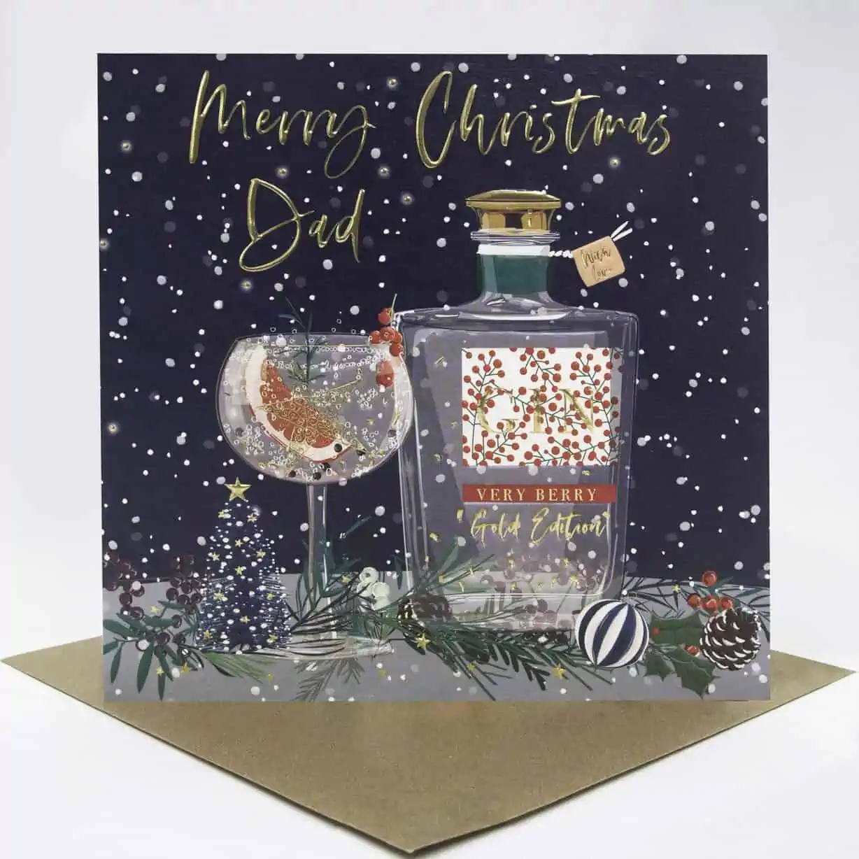 Belly Button Designs, Christmas Dad Gin - Jaro Design Studio - 1 Belly Button Designs, Christmas Dad Gin