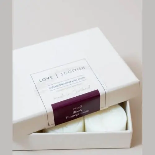 Love Scottish Wax Melts, Black Pomegranate