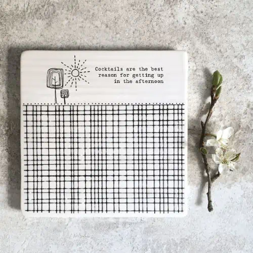 East Of India, Square Coaster - Cocktails Are The Best Reason