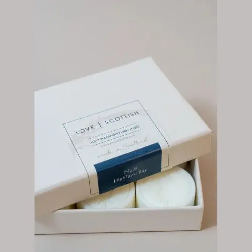 Love Scottish Wax Melts, Highland Bay