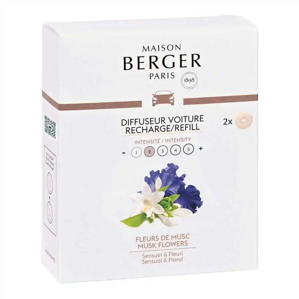 Maison Berger Musk Flowers Car Diffuser Refill