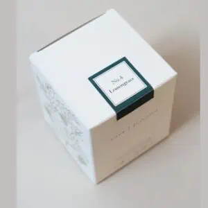 Love Scottish Glass Candle, Lemongrass