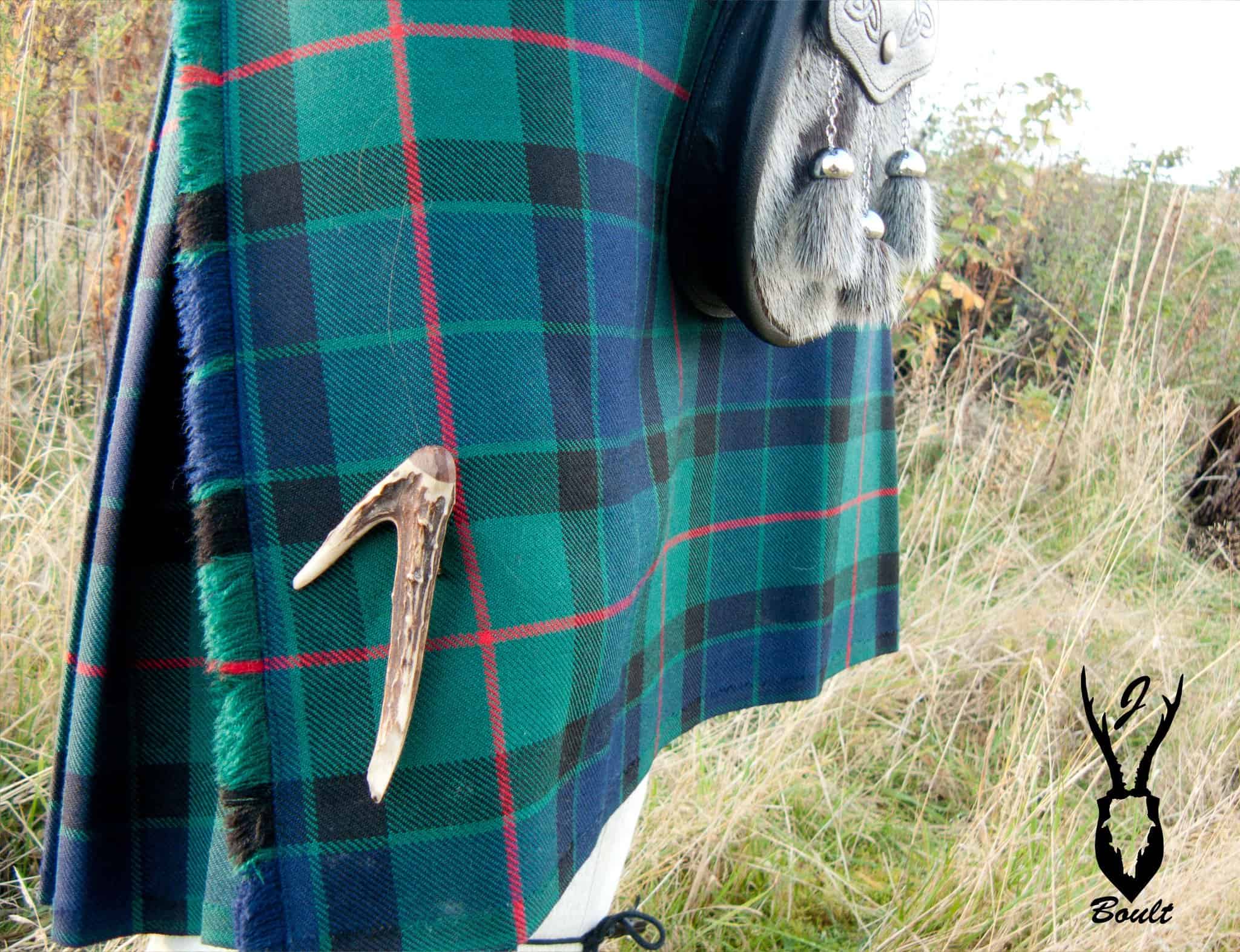 J. Boult Designs - Roe Deer Antler Kilt Pin  - Jaro