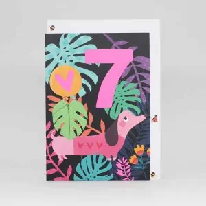 Belly Button Designs, 7th Birthday Wild - Dog