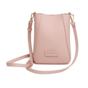 Alice Wheeler Kensington Pink Crossbody Phone Bag