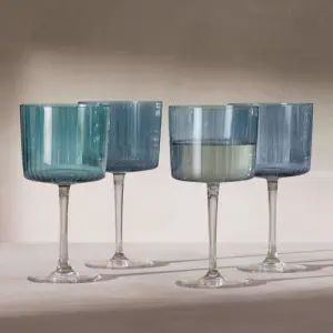 LSA Gems Wine Glasses – Sapphire