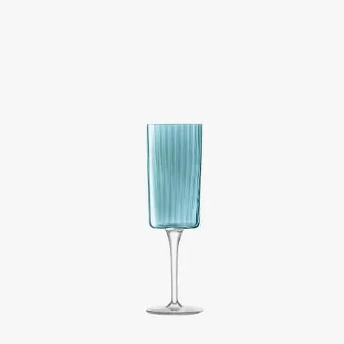LSA Gems Champagne Glasses – Sapphire - Jaro Design Studio - 4 LSA Gems Champagne Glasses – Sapphire - Image 4