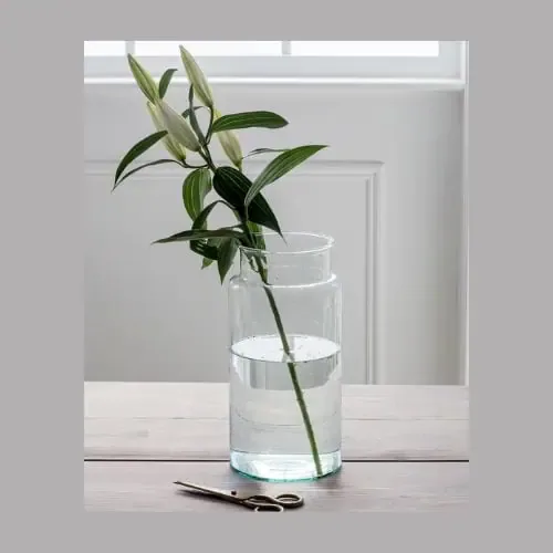 Broadwell Recycled Glass Tall Vase