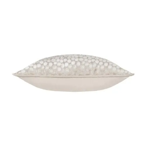 Hoem, Lanzo Cut Velvet Cushion - Moonbeam - Image 5