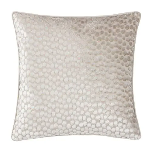 Hoem, Lanzo Cut Velvet Cushion - Moonbeam