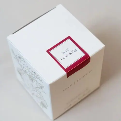 Love Scottish Glass Candle, Cassis and Fig