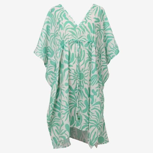 Loxley Lane Green Floral Kaftan - Jaro Design Studio - 1 Loxley Lane Green Floral Kaftan