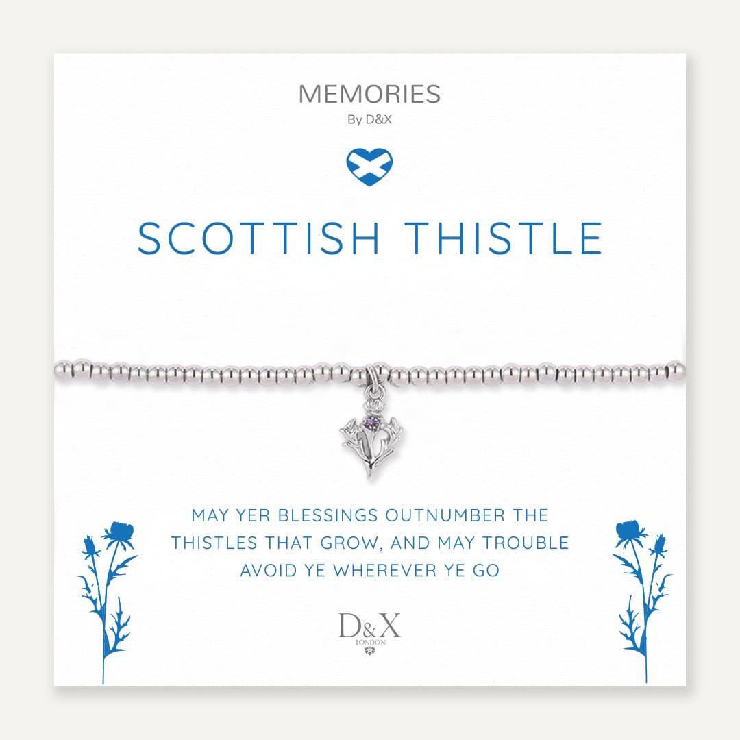 Memories Scottish Bracelet - Scottish Thistle!