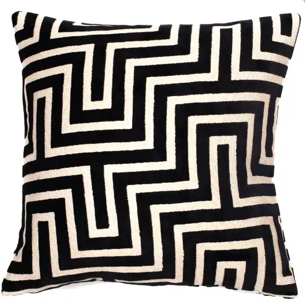 Malini Paul Moneypenny Amazing Black Cushion, Large - Image 2