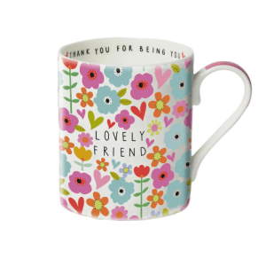 Belly Button -  Fine Bone China Mug, Mabel Lovely Friend
