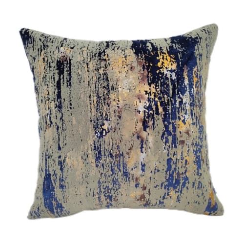 Malini Torcello Large Cushion, Navy