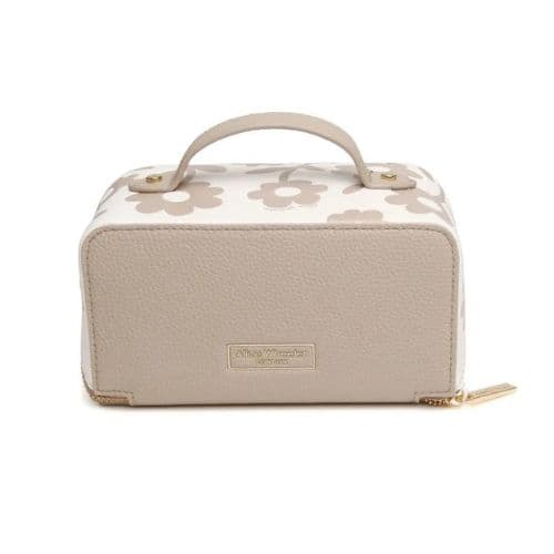 Alice Wheeler Stone Floral Mini Train Case - Image 3