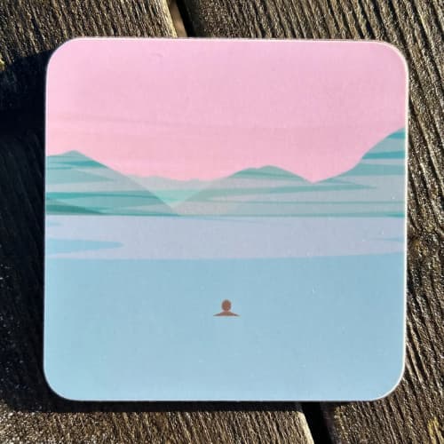 Misty Morning Coaster by Fiddy and Mabel