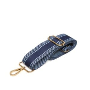 Alice Wheeler Navy Stripe Bag Strap