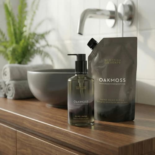 Scottish Fine Soaps Oakmoss Hand Wash Refill, 1.2L - Jaro Design Studio - 3 Scottish Fine Soaps Oakmoss Hand Wash Refill, 1.2L - Image 3