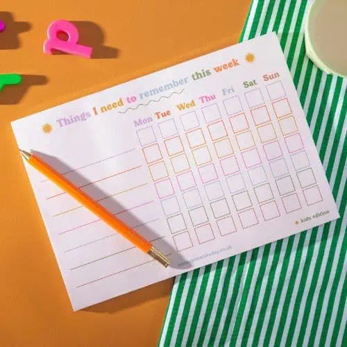 Good Tuesday - A5 Kids Weekly Planner
