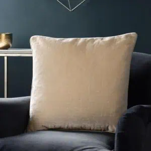 Paoletti Bloomsbury Ivory Velvet Cushion