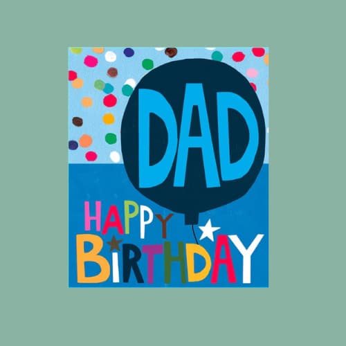 PaperSalad – Dad Birthday Balloon