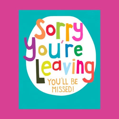 PaperSalad – Sorry You're Leaving - Jaro Design Studio - 1 PaperSalad – Sorry You're Leaving