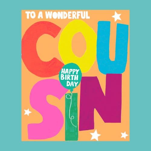 PaperSalad – To A Wonderful Cousin