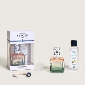 Maison Berger Peach / Green Glacon Lamp Berger Gift Pack