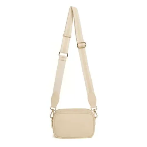 Alice Wheeler Pimlico Cross Body Bag, Ivory - Image 3