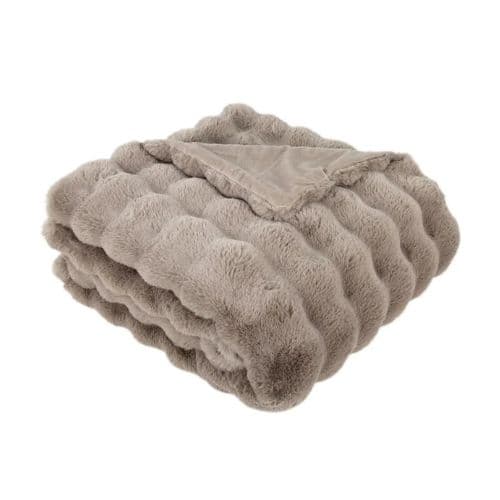 Malini Raffles Taupe Throw