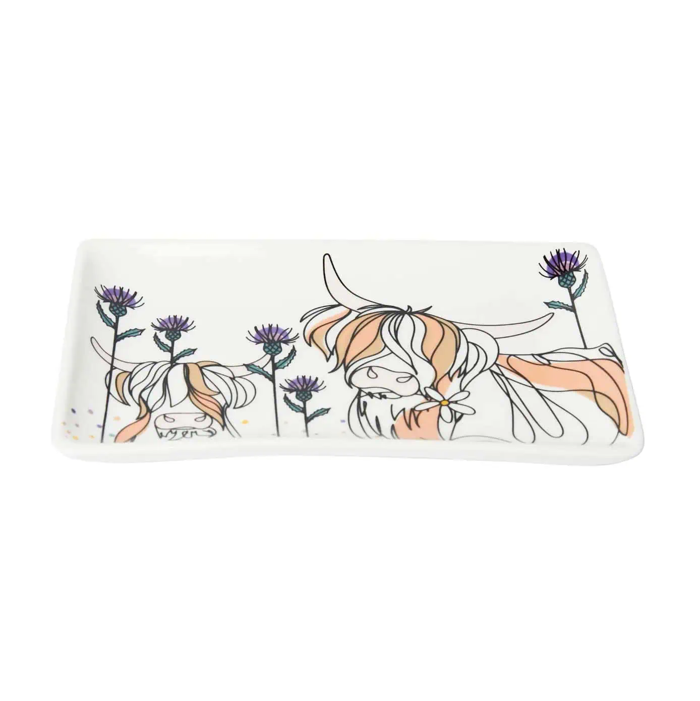 Belly Button Bubble, Highland Cow Trinket Dish