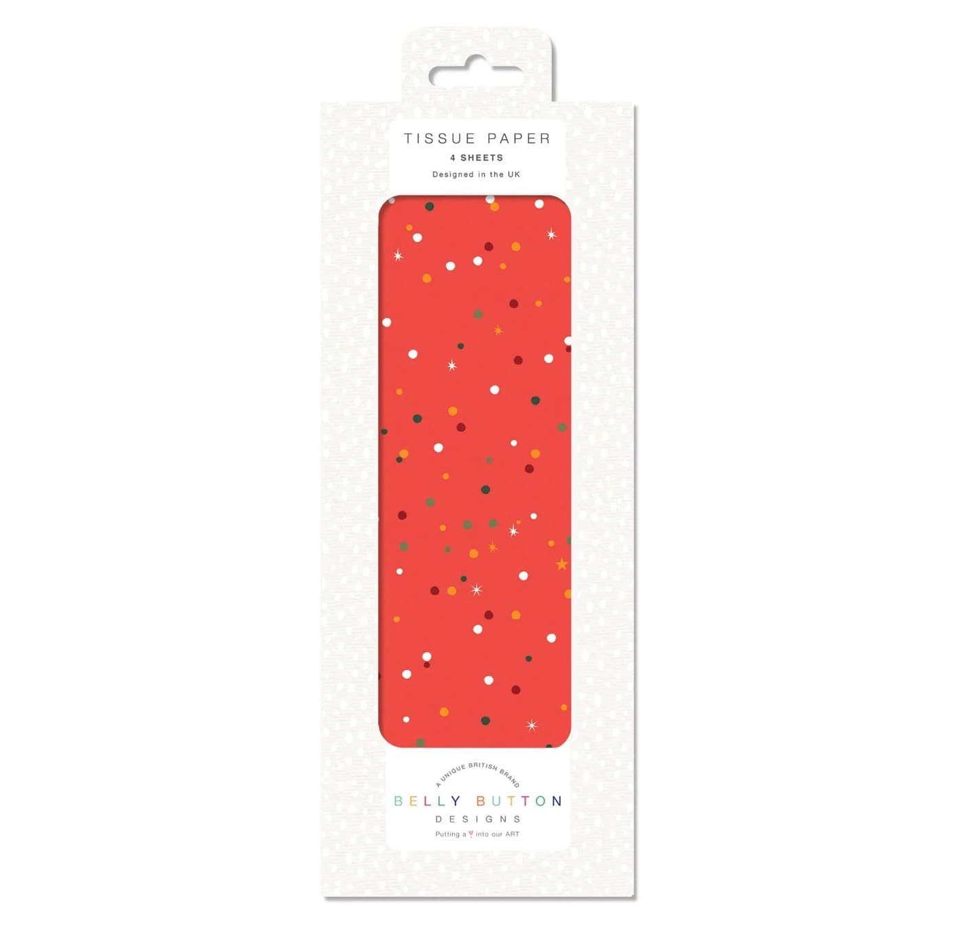 Belly Button Tissue Paper – Christmas Confetti