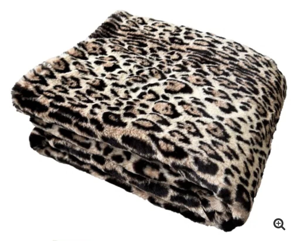 Paul Moneypenny Deafleopard Throw by Malini