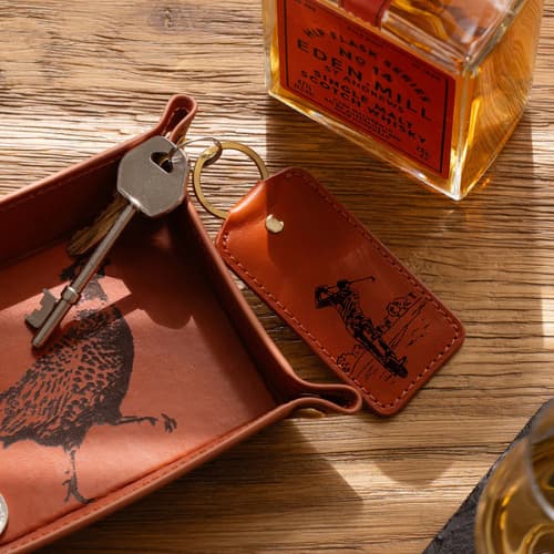 Selbrae House – Golf Leather Keyring - Image 2