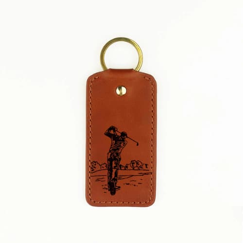 Selbrae House – Golf Leather Keyring