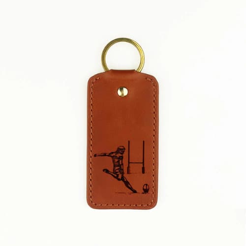 Selbrae House – Rugby Leather Keyring - Jaro Design Studio - 1 Selbrae House – Rugby Leather Keyring