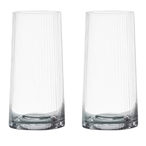 Set of 2 Empire Clear Highball Tumblers - Image 5